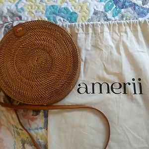 Handwoven Crossbody Rattan Purse